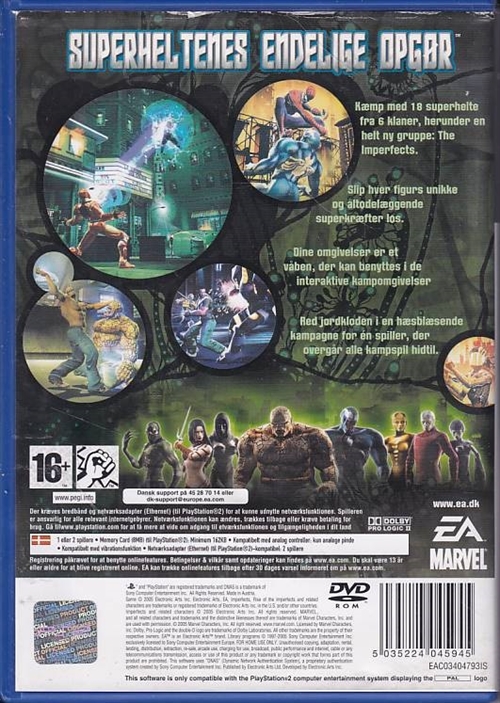 Marvel Nemesis Rise of the Imperfects - PS2 (B Grade) (Genbrug)